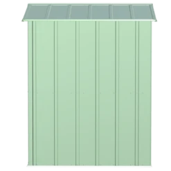 Arrow Classic Steel Storage Shed, 6 Ft. X 5 Ft., Sage Green -ShelterLogic || Arrow Shop clg65sg silo image 07