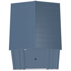 Arrow Classic Steel Storage Shed, 6 Ft. X 7 Ft., Blue Grey 16 Arrow Classic Steel Storage Shed, 6 Ft. X 7 Ft., Blue Grey -ShelterLogic || Arrow Shop clg67bg silo image 03