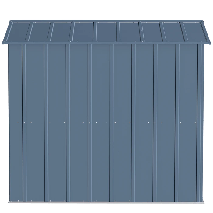 Arrow Classic Steel Storage Shed, 6 Ft. X 7 Ft., Blue Grey 10 Arrow Classic Steel Storage Shed, 6 Ft. X 7 Ft., Blue Grey - Image 10