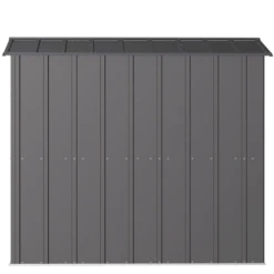 Arrow Classic Steel Storage Shed, 6 Ft. X 7 Ft., Charcoal -ShelterLogic || Arrow Shop clg67cc silo image 04