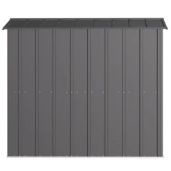 Arrow Classic Steel Storage Shed, 6 Ft. X 7 Ft., Charcoal -ShelterLogic || Arrow Shop clg67cc silo image 07