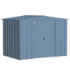 Arrow Classic Steel Storage Shed, Blue Grey
