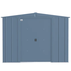 Arrow Classic Steel Storage Shed, 8 Ft. X 6 Ft., Blue Grey 23 Arrow Classic Steel Storage Shed, 8 Ft. X 6 Ft., Blue Grey -ShelterLogic || Arrow Shop clg86bg silo image 02