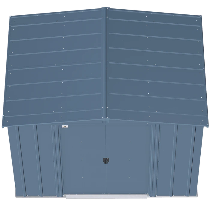 Arrow Classic Steel Storage Shed, Blue Grey 5 Arrow Classic Steel Storage Shed, Blue Grey - Image 5