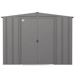 Arrow Classic Steel Storage Shed, Charcoal -ShelterLogic || Arrow Shop clg86cc silo image 02 1