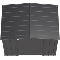 Arrow Classic Steel Storage Shed, Charcoal -ShelterLogic || Arrow Shop clg86cc silo image 03 1