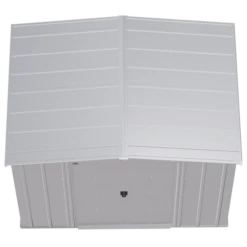 Arrow Classic Steel Storage Shed, Flute Grey 17 Arrow Classic Steel Storage Shed, Flute Grey -ShelterLogic || Arrow Shop clg86fg silo image 03 1