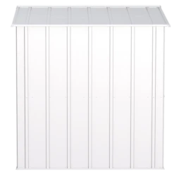 Arrow Classic Steel Storage Shed, Flute Grey 18 Arrow Classic Steel Storage Shed, Flute Grey -ShelterLogic || Arrow Shop clg86fg silo image 04 1