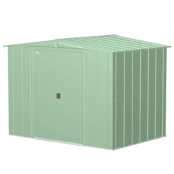 Arrow Classic Steel Storage Shed, Sage Green -ShelterLogic || Arrow Shop clg86sg silo image 06 1