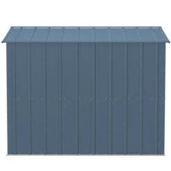 Arrow Classic Steel Storage Shed, 8 Ft. X 8 Ft., Blue Grey 15 Arrow Classic Steel Storage Shed, 8 Ft. X 8 Ft., Blue Grey -ShelterLogic || Arrow Shop clg88bg silo image 04