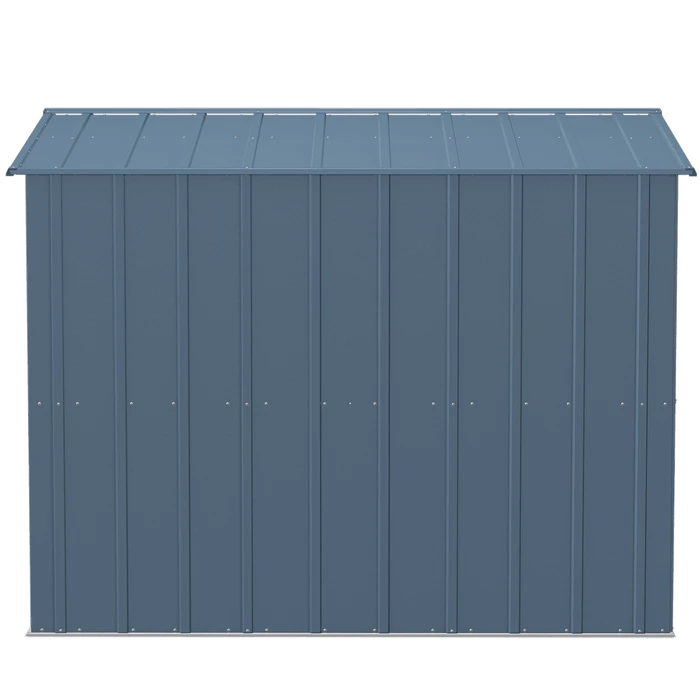 Arrow Classic Steel Storage Shed, 8 Ft. X 8 Ft., Blue Grey 6 Arrow Classic Steel Storage Shed, 8 Ft. X 8 Ft., Blue Grey - Image 6