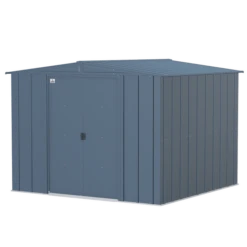 Arrow Classic Steel Storage Shed, 8 Ft. X 8 Ft., Blue Grey 17 Arrow Classic Steel Storage Shed, 8 Ft. X 8 Ft., Blue Grey -ShelterLogic || Arrow Shop clg88bg silo image 06