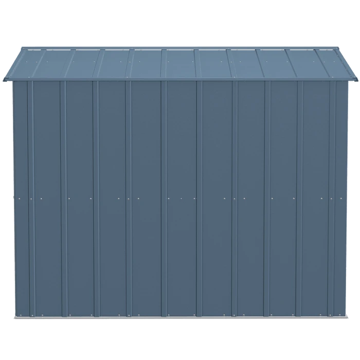 Arrow Classic Steel Storage Shed, 8 Ft. X 8 Ft., Blue Grey 9 Arrow Classic Steel Storage Shed, 8 Ft. X 8 Ft., Blue Grey - Image 9