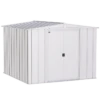 Arrow Classic Steel Storage Shed, 8 Ft. X 8 Ft., Flute Grey