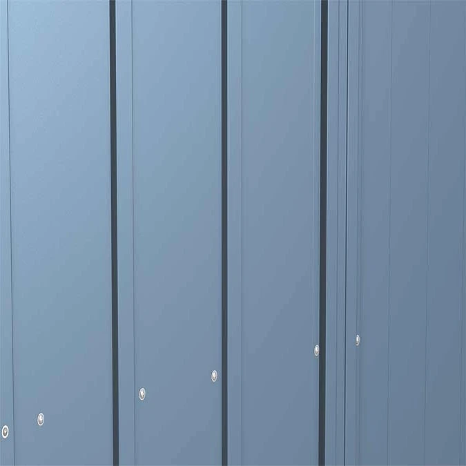 Arrow Classic Steel Storage Shed, Blue Grey 12 Arrow Classic Steel Storage Shed, Blue Grey - Image 12