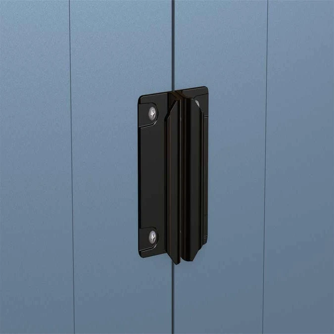 Arrow Classic Steel Storage Shed, 8 Ft. X 6 Ft., Blue Grey 12 Arrow Classic Steel Storage Shed, 8 Ft. X 6 Ft., Blue Grey - Image 12