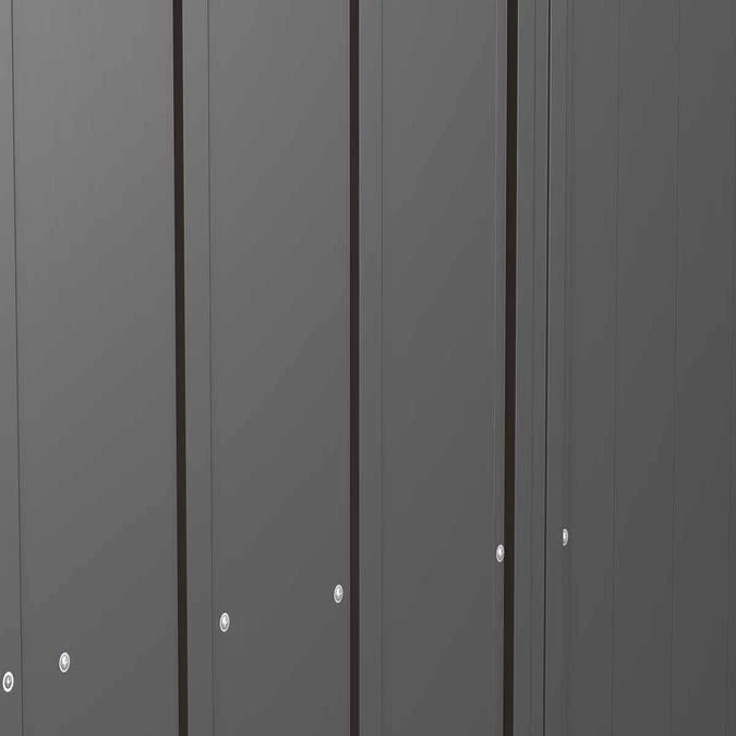 Arrow Classic Steel Storage Shed, 10 Ft. X 8 Ft., Charcoal 11 Arrow Classic Steel Storage Shed, 10 Ft. X 8 Ft., Charcoal - Image 11