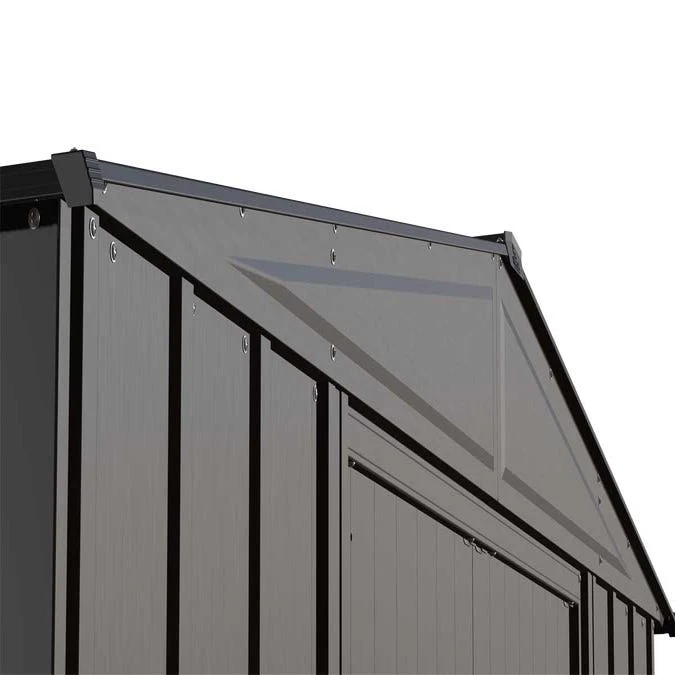 Arrow Classic Steel Storage Shed, 10 Ft. X 8 Ft., Charcoal 13 Arrow Classic Steel Storage Shed, 10 Ft. X 8 Ft., Charcoal - Image 13