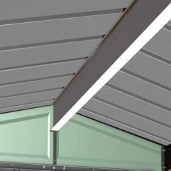 Arrow Classic Steel Storage Shed, 10 Ft. X 8 Ft., Sage Green -ShelterLogic || Arrow Shop clgsg detail image 02
