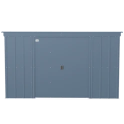 Arrow Classic Steel Storage Shed, 10 Ft. X 4 Ft., Blue Grey -ShelterLogic || Arrow Shop clp104bg silo image 02