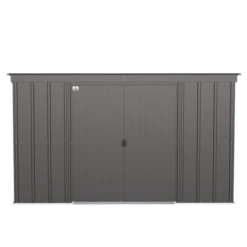Arrow Classic Steel Storage Shed, 10 Ft. X 4 Ft., Charcoal 13 Arrow Classic Steel Storage Shed, 10 Ft. X 4 Ft., Charcoal -ShelterLogic || Arrow Shop clp104cc silo image 02
