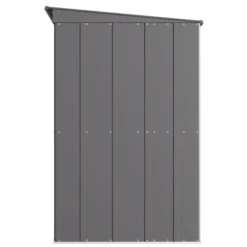 Arrow Classic Steel Storage Shed, 10 Ft. X 4 Ft., Charcoal 15 Arrow Classic Steel Storage Shed, 10 Ft. X 4 Ft., Charcoal -ShelterLogic || Arrow Shop clp104cc silo image 04