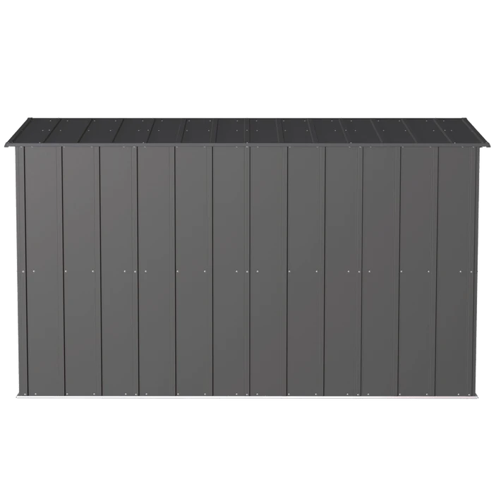 Arrow Classic Steel Storage Shed, 10 Ft. X 4 Ft., Charcoal 7 Arrow Classic Steel Storage Shed, 10 Ft. X 4 Ft., Charcoal - Image 7