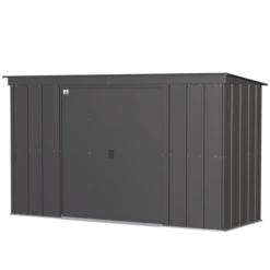 Arrow Classic Steel Storage Shed, 10 Ft. X 4 Ft., Charcoal 17 Arrow Classic Steel Storage Shed, 10 Ft. X 4 Ft., Charcoal -ShelterLogic || Arrow Shop clp104cc silo image 06