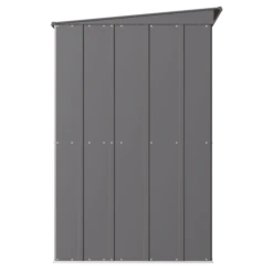 Arrow Classic Steel Storage Shed, 10 Ft. X 4 Ft., Charcoal 18 Arrow Classic Steel Storage Shed, 10 Ft. X 4 Ft., Charcoal -ShelterLogic || Arrow Shop clp104cc silo image 07