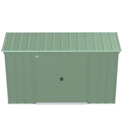 Arrow Classic Steel Storage Shed, 10 Ft. X 4 Ft., Sage Green -ShelterLogic || Arrow Shop clp104sg silo image 03