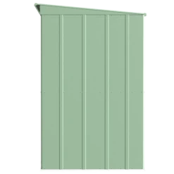 Arrow Classic Steel Storage Shed, 10 Ft. X 4 Ft., Sage Green -ShelterLogic || Arrow Shop clp104sg silo image 04