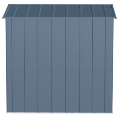 Arrow Classic Steel Storage Shed, 6 Ft. X 4 Ft., Blue Grey -ShelterLogic || Arrow Shop clp64bg silo image 05
