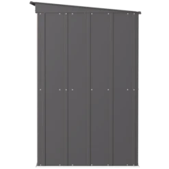 Arrow Classic Steel Storage Shed, 6 Ft. X 4 Ft., Charcoal 15 Arrow Classic Steel Storage Shed, 6 Ft. X 4 Ft., Charcoal -ShelterLogic || Arrow Shop clp64cc silo image 04
