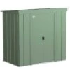 Arrow Classic Steel Storage Shed, 6 Ft. X 4 Ft., Sage Green