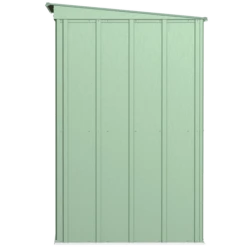 Arrow Classic Steel Storage Shed, 6 Ft. X 4 Ft., Sage Green -ShelterLogic || Arrow Shop clp64sg silo image 04