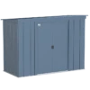Arrow Classic Steel Storage Shed, 8 Ft. X 4 Ft., Blue Grey