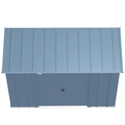 Arrow Classic Steel Storage Shed, 8 Ft. X 4 Ft., Blue Grey -ShelterLogic || Arrow Shop clp84bg silo image 03