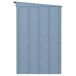 Arrow Classic Steel Storage Shed, 8 Ft. X 4 Ft., Blue Grey -ShelterLogic || Arrow Shop clp84bg silo image 04