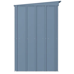 Arrow Classic Steel Storage Shed, 8 Ft. X 4 Ft., Blue Grey -ShelterLogic || Arrow Shop clp84bg silo image 07