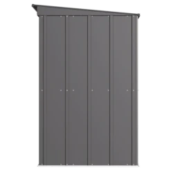 Arrow Classic Steel Storage Shed, 8 Ft. X 4 Ft., Charcoal -ShelterLogic || Arrow Shop clp84cc silo image 04