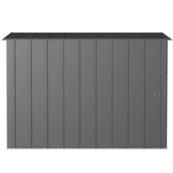 Arrow Classic Steel Storage Shed, 8 Ft. X 4 Ft., Charcoal -ShelterLogic || Arrow Shop clp84cc silo image 05