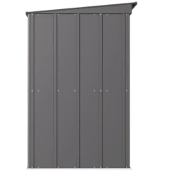 Arrow Classic Steel Storage Shed, 8 Ft. X 4 Ft., Charcoal -ShelterLogic || Arrow Shop clp84cc silo image 07