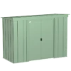 Arrow Classic Steel Storage Shed, 8 Ft. X 4 Ft., Sage Green