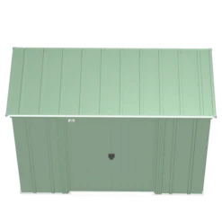 Arrow Classic Steel Storage Shed, 8 Ft. X 4 Ft., Sage Green -ShelterLogic || Arrow Shop clp84sg silo image 03
