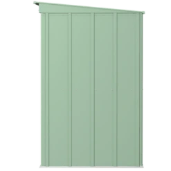 Arrow Classic Steel Storage Shed, 8 Ft. X 4 Ft., Sage Green -ShelterLogic || Arrow Shop clp84sg silo image 04