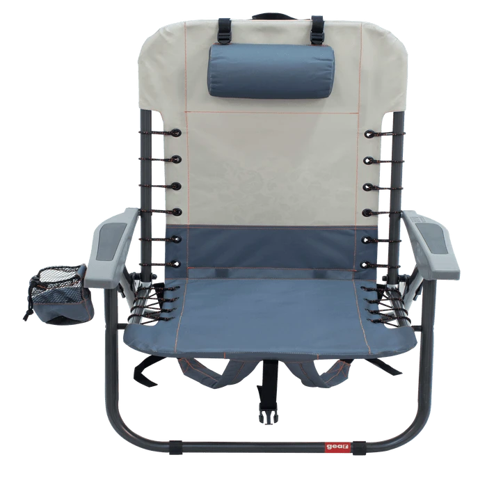 ShelterLogic RIO Slate Lace-up Steel Backpack Chair - Pack Of 4 4 ShelterLogic RIO Slate Lace-up Steel Backpack Chair - Pack Of 4 - Image 4