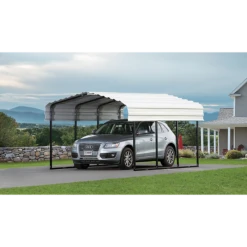 Arrow Carport, 10 Ft. X 15 Ft. X 7 Ft. Eggshell -ShelterLogic || Arrow Shop cph101507 1