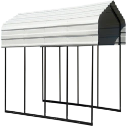 ShelterLogic || Arrow Shop 33 Arrow Carport, 10 Ft. X 20 Ft. X 7 Ft. Eggshell