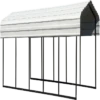 Arrow Carport, 10 Ft. X 24 Ft. X 7 Ft. Eggshell