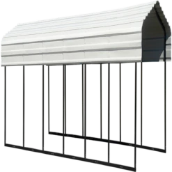 Arrow Carport, 10 Ft. X 29 Ft. X 7 Ft. Eggshell
